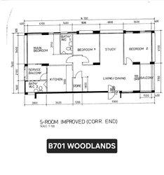 Blk 701 Woodlands Drive 40 (Woodlands), HDB 5 Rooms #565709211